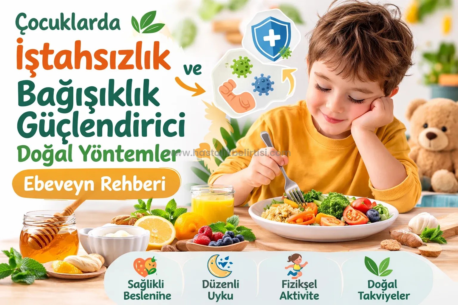 Çocuklarda İştahsızlık ve Bağışıklık Güçlendirici Doğal Yöntemler: Ebeveyn Rehberi