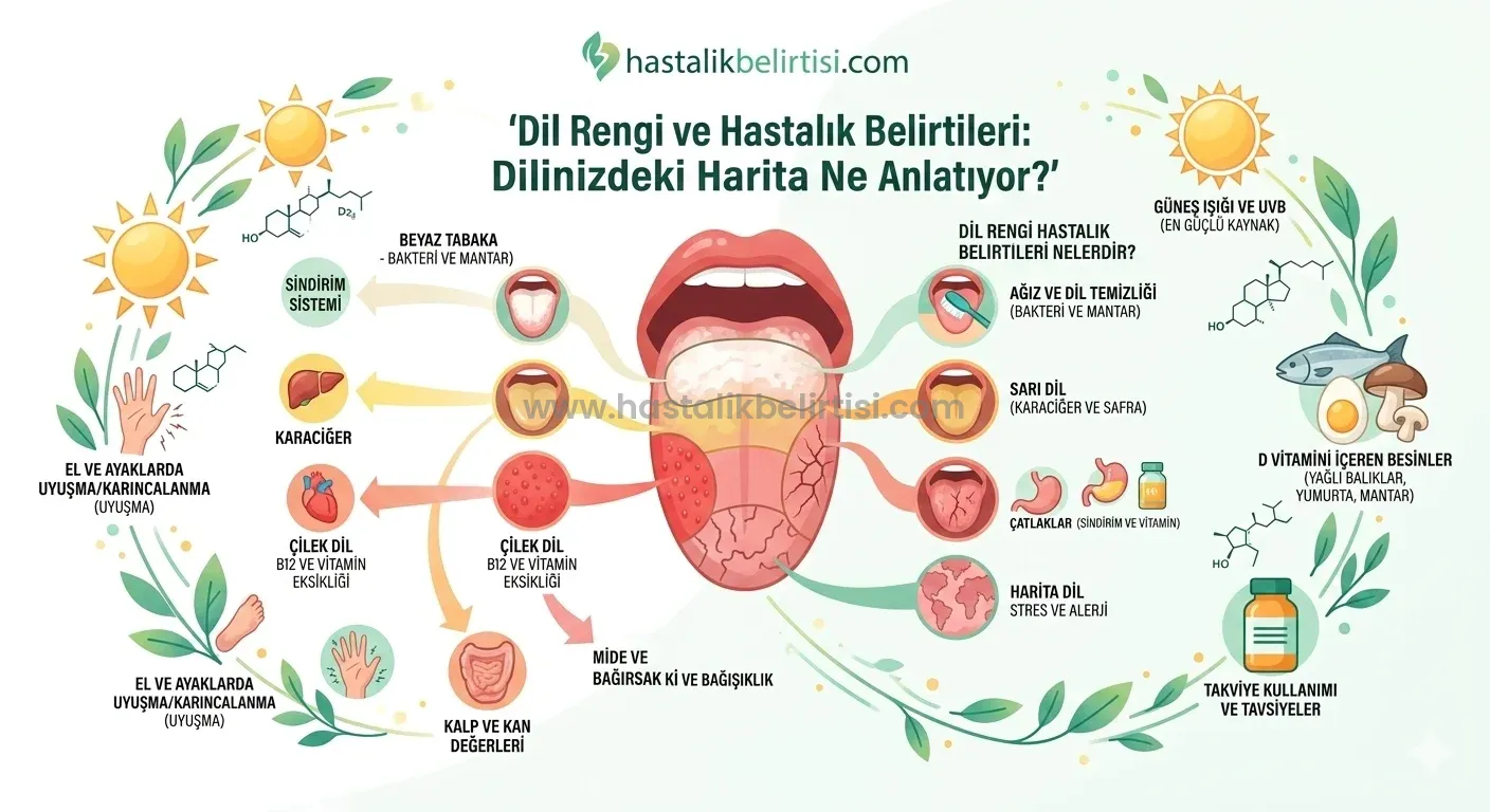 Dil Rengi ve Hastalık Belirtileri: Dilinizdeki Harita Ne Anlatıyor?