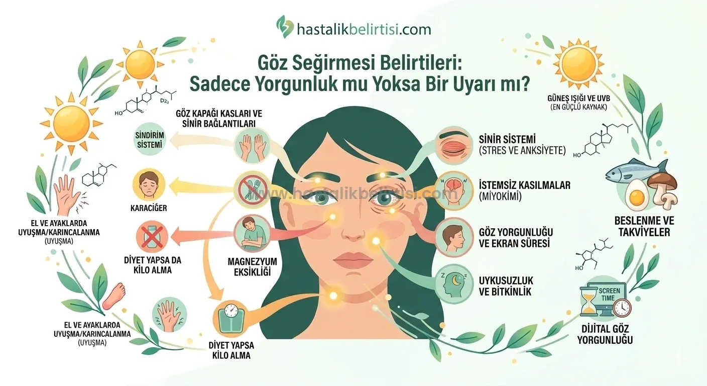 Göz Seğirmesi Belirtileri: Sadece Yorgunluk mu Yoksa Bir Uyarı mı?