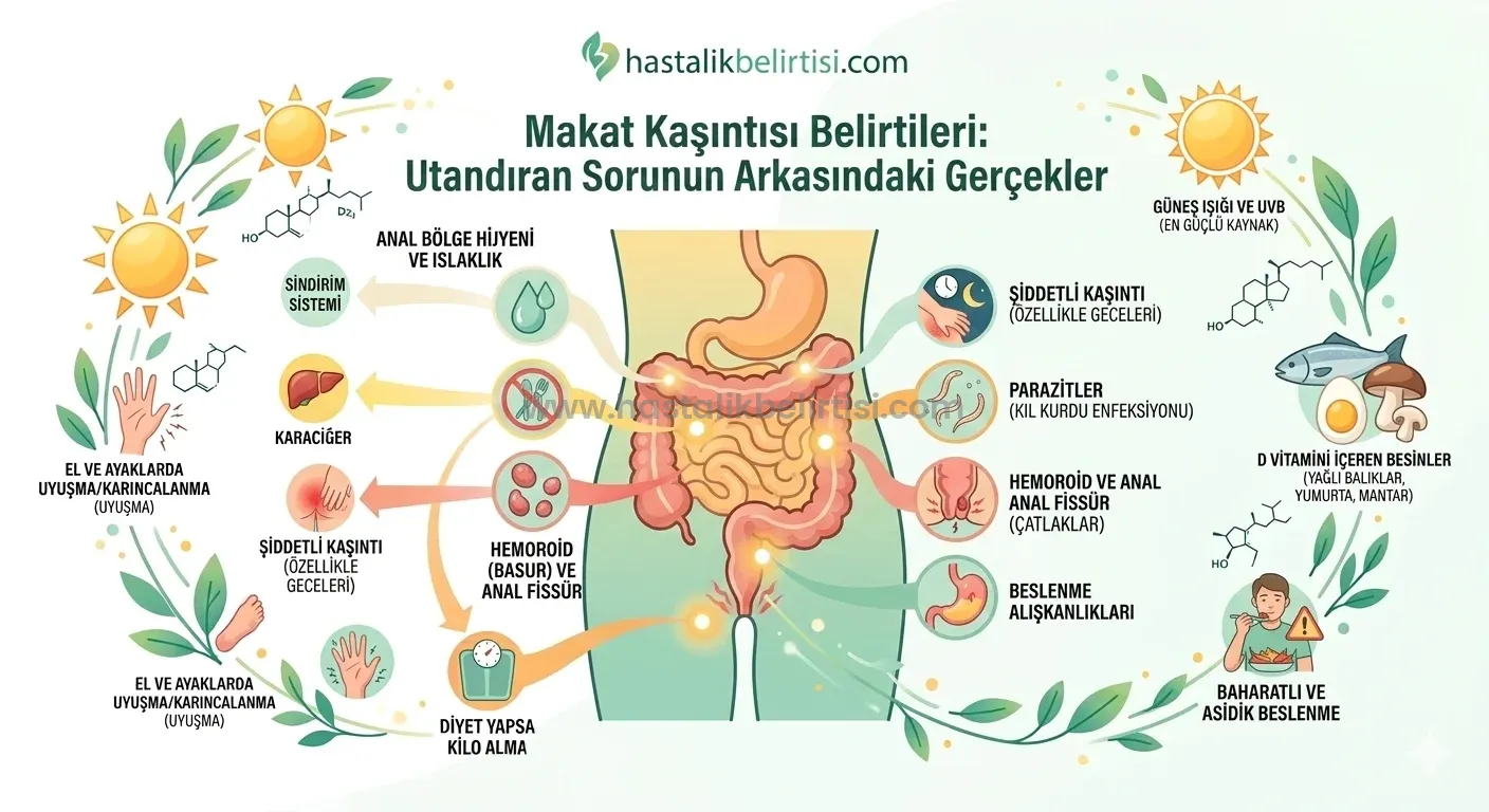 Makat Kaşıntısı Belirtileri: Utandıran Sorunun Arkasındaki Gerçekler