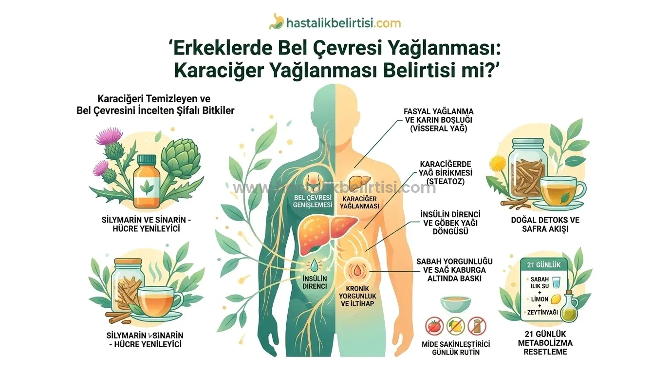 Erkeklerde Bel Çevresi Yağlanması: Karaciğer Yağlanması Belirtisi mi? Kapsamlı Analiz ve Çözüm Rehberi