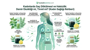 Kadınlarda Saç Dökülmesi ve Halsizlik: Demir Eksikliği mi, Tiroid mi? (Kadın Sağlığı Rehberi)