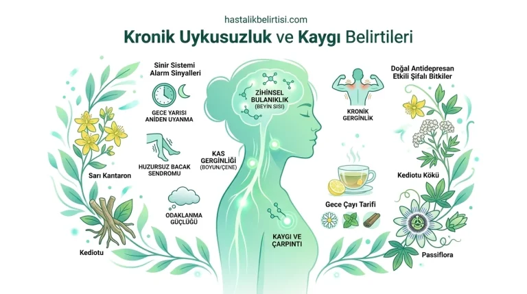 Kronik Uykusuzluk ve Kaygı Belirtileri: Sinir Sistemini Sakinleştiren Doğal Antidepresan Bitkiler