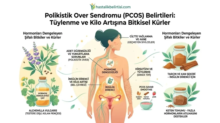 Polikistik Over Sendromu (PCOS) Belirtileri: Tüylenme ve Kilo Artışına Bitkisel Kürler