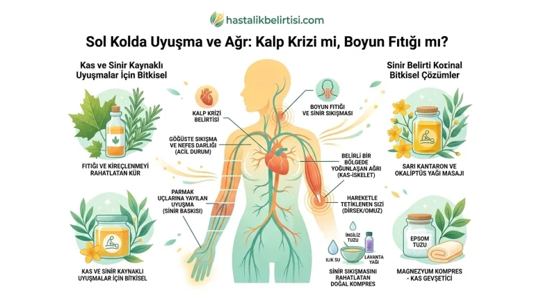 Sol Kolda Uyuşma ve Ağrı: Kalp Krizi mi, Boyun Fıtığı mı? (Acil Belirti Rehberi)