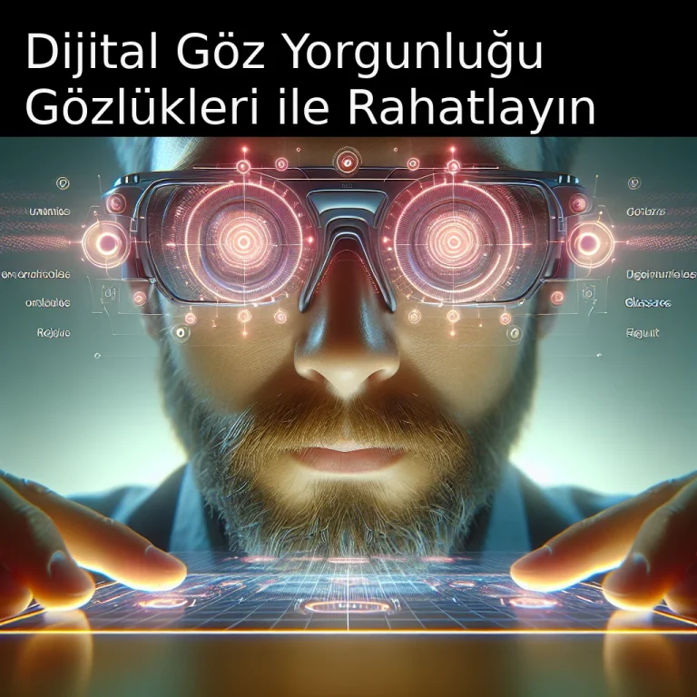 Dijital Göz Yorgunluğu Gözlükleri ile Rahatlayın